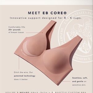 Evelyn Bobbie Starlette Plunge Bra CORE Seamless Wireless Bra -Large